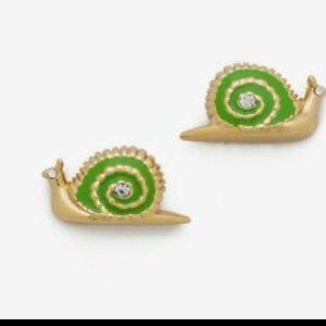 kate spade "Lawn Party" snail stud earrings